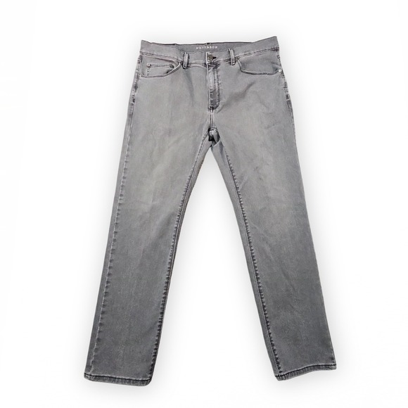 Mott & Bow Other - Mott Bow Jeans Mens 34x30 Slim Stone Gray Minimalist Preppy Ultra Soft Stretch